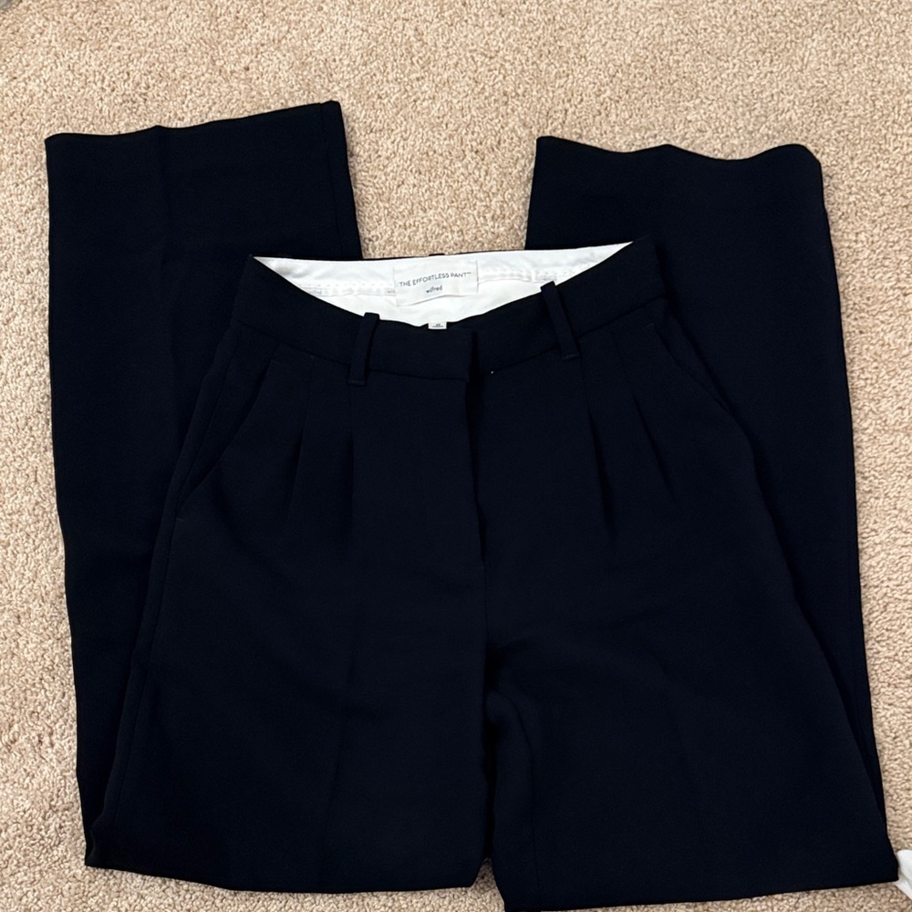 Aritzia Wilfred Black Effortless Pant 00
